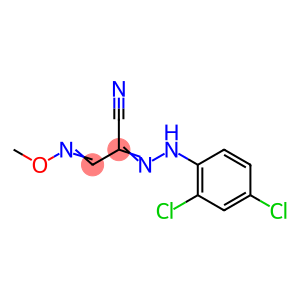 (E,2E)-N-(2,4-dichlorophenyl)-2-(methoxyimino)ethanecarbohydrazonoyl cyanide