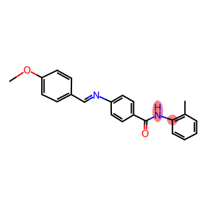 4-[(4-methoxybenzylidene)amino]-N-(2-methylphenyl)benzamide