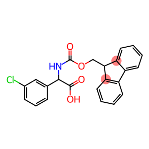 2-((((9H-Fluoren-9-yl)methoxy)carbonyl)amino)-2-(3-chlorophenyl)acetic acid