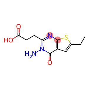 3-(3-amino-6-ethyl-4-oxo-3,4-dihydrothieno[2,3-d]pyrimidin-2-yl)propanoic acid