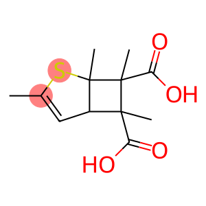 1,3,6,7-Tetramethyl-2-thiabicyclo[3.2.0]hept-3-ene-6,7-dicarboxylic acid