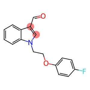 1H-Indole-3-carboxaldehyde, 1-[2-(4-fluorophenoxy)ethyl]-