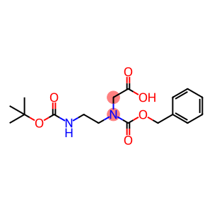 N-[2-[[(1,1-二甲基乙氧基)羰基]氨基]乙基]-N-[(苯基甲氧基)羰基]甘氨酸