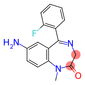 7-AMino-1,3-dihydro-5-(2-fluorophenyl)-1-Methyl-2H-1,4-benzodiazpin-2-one
