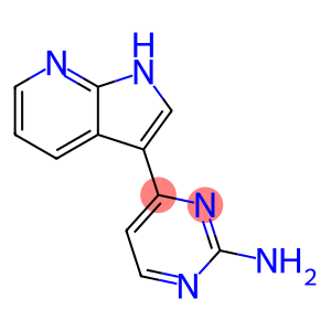 2-Pyrimidinamine, 4-(1H-pyrrolo[2,3-b]pyridin-3-yl)-