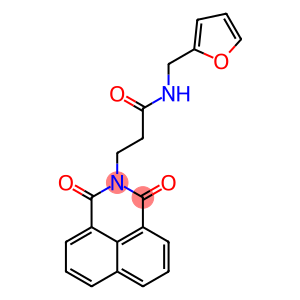 1H-Benz[de]isoquinoline-2(3H)-propanamide, N-(2-furanylmethyl)-1,3-dioxo-