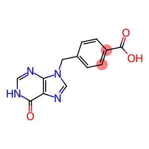 Benzoic acid, 4-[(1,6-dihydro-6-oxo-9H-purin-9-yl)methyl]-