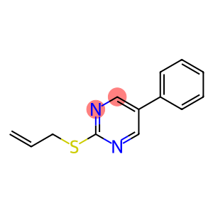 Pyrimidine, 5-phenyl-2-(2-propen-1-ylthio)-
