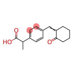 Benzeneacetic acid, α-methyl-4-[(2-oxocyclohexylidene)methyl]-