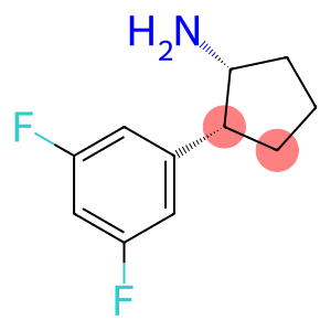 Cyclopentanamine, 2-(3,5-difluorophenyl)-, (1R,2R)-rel-