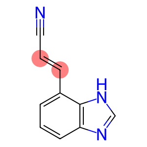 2-Propenenitrile,3-(1H-benzimidazol-4-yl)-,(2E)-(9CI)