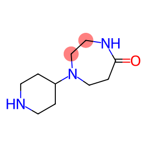 5H-1,4-Diazepin-5-one, hexahydro-1-(4-piperidinyl)-