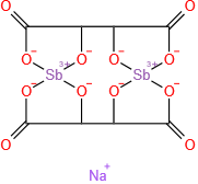 disodium bis[mu-tartrato(4-)]diantimonate(2-)