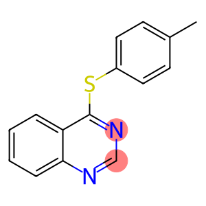 Quinazoline, 4-[(4-methylphenyl)thio]-