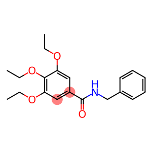 Benzamide, 3,4,5-triethoxy-N-(phenylmethyl)-