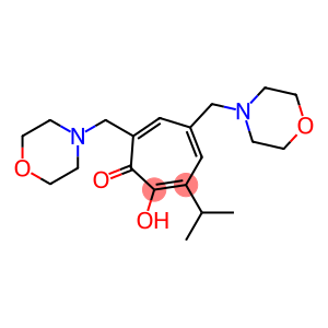 2,4,6-Cycloheptatrien-1-one, 2-hydroxy-3-(1-methylethyl)-5,7-bis(4-morpholinylmethyl)-