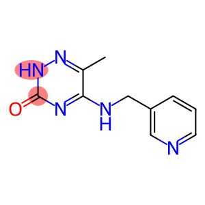 6-methyl-5-[(3-pyridinylmethyl)amino]-1,2,4-triazin-3(2H)-one