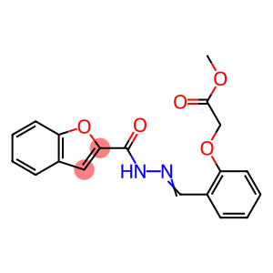 (E)-methyl 2-(2-((2-(benzofuran-2-carbonyl)hydrazono)methyl)phenoxy)acetate