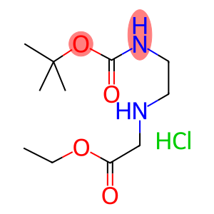 ethyl2-[2-[(2-methylpropan-2-yl)oxycarbonylamino]ethylamino]acetate,hydrochloride