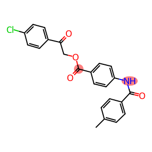 2-(4-chlorophenyl)-2-oxoethyl 4-[(4-methylbenzoyl)amino]benzoate