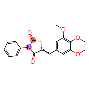 (5Z)-3-phenyl-5-(3,4,5-trimethoxybenzylidene)-1,3-thiazolidine-2,4-dione