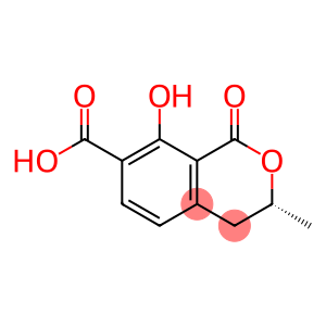 1H-2-Benzopyran-7-carboxylic acid, 3,4-dihydro-8-hydroxy-3-methyl-1-oxo-, (3R)-