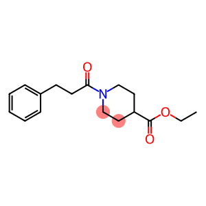ethyl 1-(3-phenylpropanoyl)-4-piperidinecarboxylate