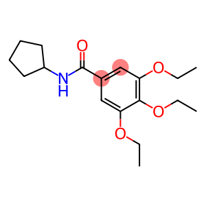 N-cyclopentyl-3,4,5-triethoxybenzamide