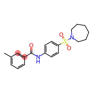 N-[4-(azepan-1-ylsulfonyl)phenyl]-3-methylbenzamide
