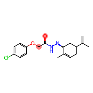 2-(4-chlorophenoxy)-N'-(5-isopropenyl-2-methyl-2-cyclohexen-1-ylidene)acetohydrazide