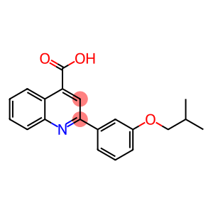 2-(3-异丁氧基苯基)-喹啉-4-羧酸