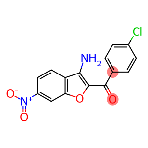 (3-氨基-6-硝基苯并呋喃-2-基)(4-氯苯基)甲酮