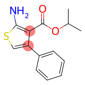 2-amino-4-phenyl-thiophene-3-carboxylic acid isopropyl ester