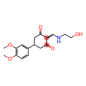 5-(3,4-dimethoxyphenyl)-2-{[(2-hydroxyethyl)amino]methylidene}cyclohexane-1,3-dione