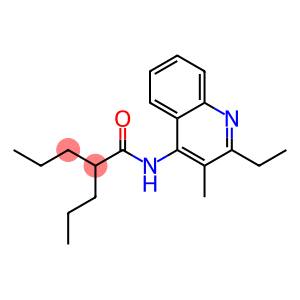 N-(2-ethyl-3-methyl-4-quinolinyl)-2-propylpentanamide