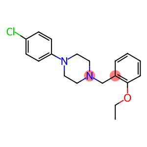 1-(4-chlorophenyl)-4-(2-ethoxybenzyl)piperazine