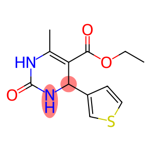5-Pyrimidinecarboxylicacid,1,2,3,4-tetrahydro-6-methyl-2-oxo-4-(3-thienyl)-,ethylester(9CI)