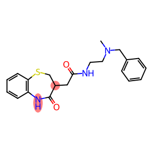 N-{2-[benzyl(methyl)amino]ethyl}-2-(4-oxo-2,3,4,5-tetrahydro-1,5-benzothiazepin-3-yl)acetamide