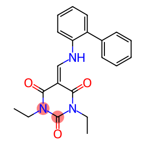 5-[([1,1'-biphenyl]-2-ylamino)methylene]-1,3-diethyl-2,4,6(1H,3H,5H)-pyrimidinetrione