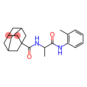 Tricyclo[3.3.1.13,7]decane-1-carboxamide, N-[1-methyl-2-[(2-methylphenyl)amino]-2-oxoethyl]-