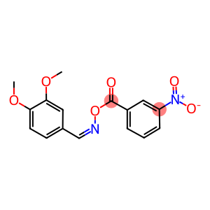 3,4-dimethoxybenzaldehyde O-{3-nitrobenzoyl}oxime
