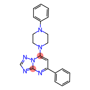 5-phenyl-7-(4-phenyl-1-piperazinyl)[1,2,4]triazolo[1,5-a]pyrimidine