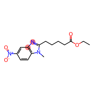 Ethyl 5-(1-Methyl-5-nitro-benzimidazol-2-yl)pentanoate