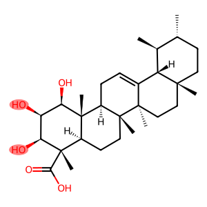 1β,2β,3β-Trihydroxyurs-12-en-23-oic acid