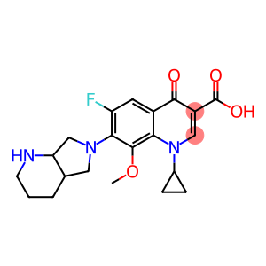 1-环丙基-7-(2,8-二氮杂双环[4.3.0]壬烷-8-基)-6-氟-8-甲氧基-4-氧代喹啉-3-甲酸