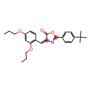 2-(4-tert-butylphenyl)-4-(2,4-dipropoxybenzylidene)-1,3-oxazol-5(4H)-one