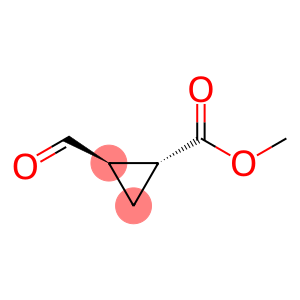 Cyclopropanecarboxylic acid, 2-formyl-, methyl ester, (1R,2R)-rel- (9CI)