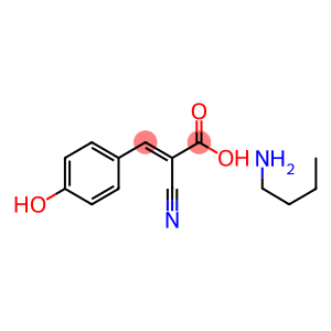 (2E)-2-cyano-3-(4-hydroxyphenyl)prop-2-enoic acid - butan-1-amine (1:1)
