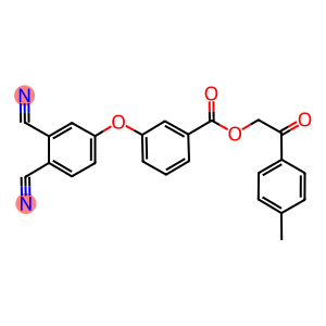 2-(4-methylphenyl)-2-oxoethyl 3-(3,4-dicyanophenoxy)benzoate