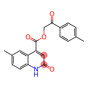 2-(4-methylphenyl)-2-oxoethyl 2-hydroxy-6-methylquinoline-4-carboxylate